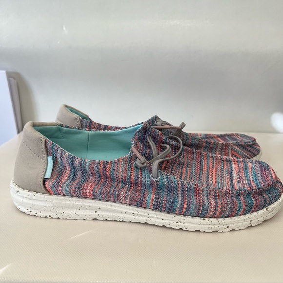 Hey Dude Women’s Wendy Sox Sunset Pink - Picture 2 of 8